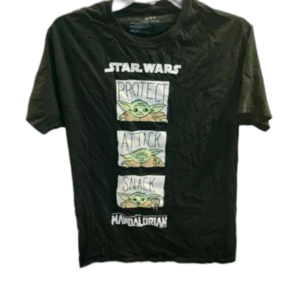 Grogu Baby Yoda womens size Medium tshirt casual comfy junior fall - Picture 1 of 3